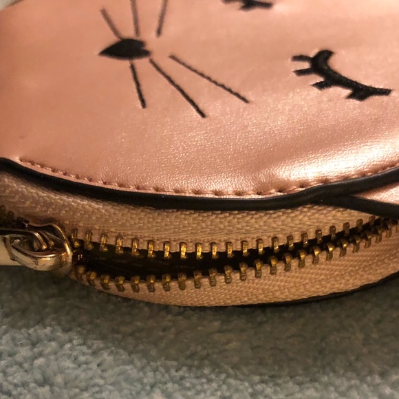 NWOT sleepy kitty coin purse - Picture 5 of 6